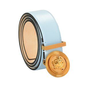 Versace | Accessories | Versace Blue 0 Leather Gold Medusa 
